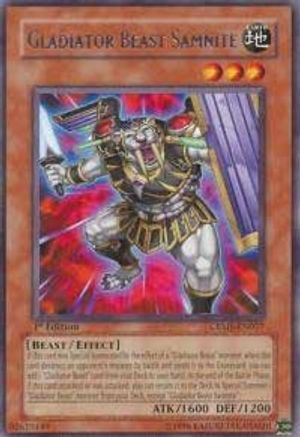 Gladiator Beast Samnite (CRMS-EN027) - Crimson Crisis 1st Edition