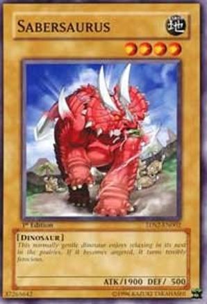 Sabersaurus (5DS2-EN002) - 5D's Starter Deck 2009 1st Edition