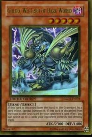 Goldd, Wu-Lord of Dark World (GLD1-EN024) - Gold Series 2008 Limited