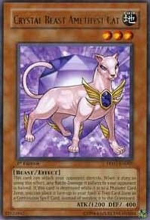 Crystal Beast Amethyst Cat (DP07-EN002) - Duelist Pack 7: Jesse Anderson 1st Edition