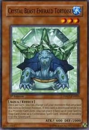 Crystal Beast Emerald Tortoise (DP07-EN003) - Duelist Pack 7: Jesse Anderson Unlimited
