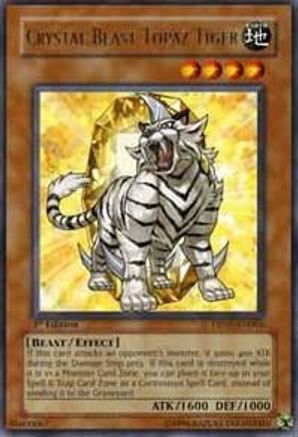 Crystal Beast Topaz Tiger (DP07-EN004) - Duelist Pack 7: Jesse Anderson 1st Edition