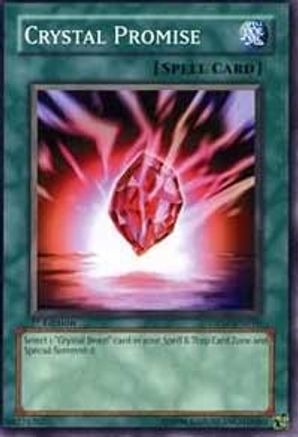 Crystal Promise (DP07-EN016) - Duelist Pack 7: Jesse Anderson 1st Edition