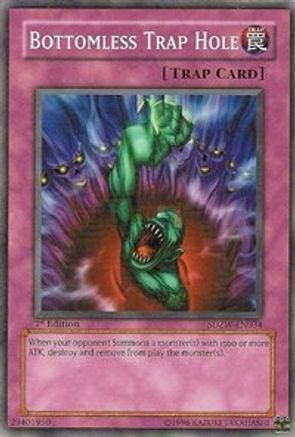 Bottomless Trap Hole (SDZW-EN034) - Structure Deck: Zombie World 1st Edition