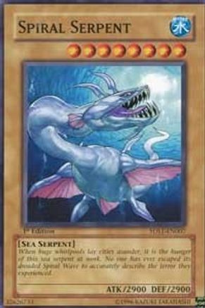 Spiral Serpent (5DS1-EN007) - 5D's 2008 Starter Deck 1st Edition