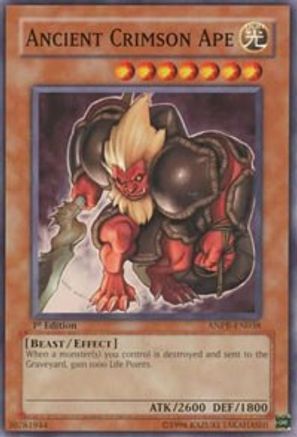 Ancient Crimson Ape - ANPR-EN038 - Ancient Prophecy 1st Edition