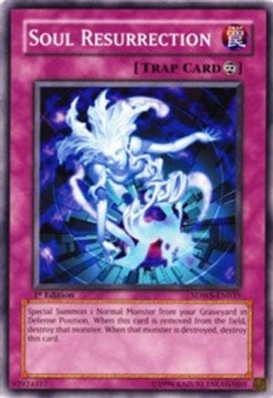 Soul Resurrection (SDWS-EN035) - Structure Deck: Warriors' Strike 1st Edition