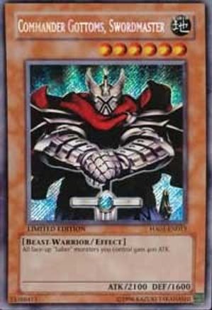Commander Gottoms, Swordmaster (HA01-EN013) - Hidden Arsenal 1st Edition