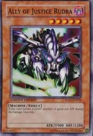 Ally of Justice Rudra (HA01-EN016) - Hidden Arsenal 1st Edition