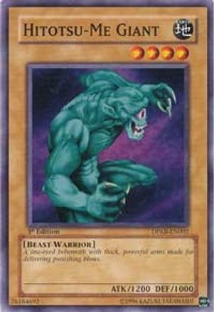 Hitotsu-Me Giant (DPKB-EN002) - Duelist Pack: Kaiba Unlimited
