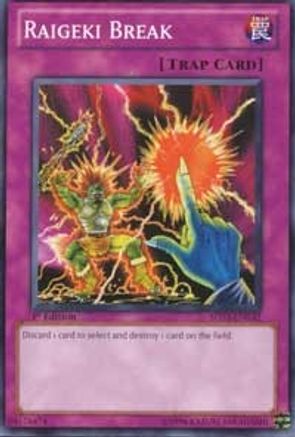 Raigeki Break (5DS3-EN032) - Starter Deck: Duelist Toolbox 1st Edition