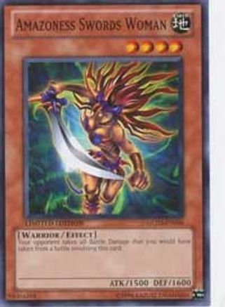 Amazoness Swords Woman - GLD3-EN006 - Gold Series 3 Limited