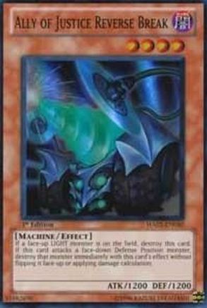 Ally of Justice Reverse Break (HA02-EN050) - Hidden Arsenal 2 1st Edition