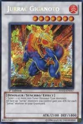 Jurrac Giganoto (HA02-EN057) - Hidden Arsenal 2 1st Edition