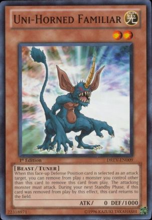 Uni-Horned Familiar (DREV-EN009) - Duelist Revolution Unlimited