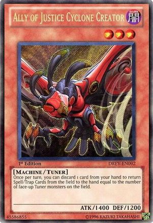 Ally of Justice Cyclone Creator - DREV-EN092 - Duelist Revolution 1st Edition