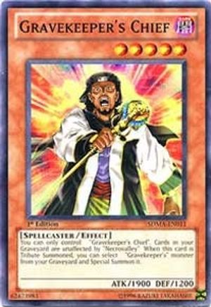 Gravekeeper's Chief - SDMA-EN011 - Structure Deck: Marik 1st Edition