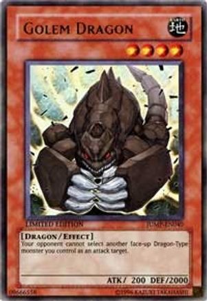 Golem Dragon (JUMP-EN040) - Shonen Jump Magazine Promos Limited