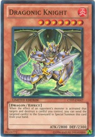 Dragonic Knight (CT07-EN017) - 2010 Collectors Tins Limited