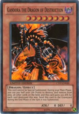 Gandora the Dragon of Destruction (CT07-EN020) - 2010 Collectors Tins Limited