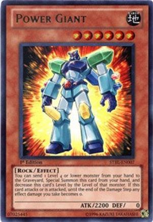 Power Giant (STBL-EN007) - Starstrike Blast 1st Edition