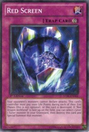 Red Screen (STBL-EN064) - Starstrike Blast 1st Edition