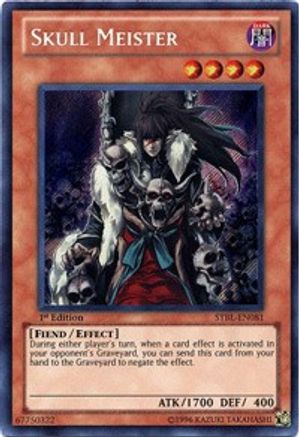 Skull Meister (STBL-EN081) - Starstrike Blast 1st Edition