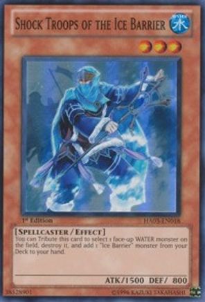 Shock Troops of the Ice Barrier (HA03-EN018) - Hidden Arsenal 3 1st Edition