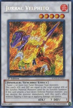 Jurrac Velphito (HA03-EN027) - Hidden Arsenal 3 1st Edition