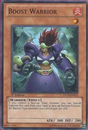 Boost Warrior (DP10-EN012) - Duelist Pack 10: Yusei 3 Unlimited