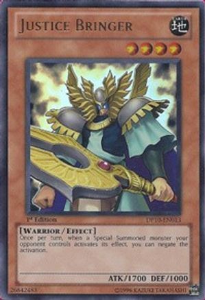 Justice Bringer (DP10-EN013) - Duelist Pack 10: Yusei 3 1st Edition