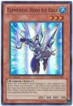 Elemental Hero Ice Edge (STOR-EN098) - Storm of Ragnarok Unlimited
