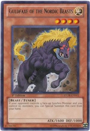 Guldfaxe of the Nordic Beasts (STOR-EN011) - Storm of Ragnarok 1st Edition