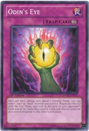 Odin's Eye (STOR-EN072) - Storm of Ragnarok 1st Edition
