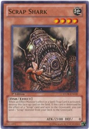 Scrap Shark (STOR-EN030) - Storm of Ragnarok 1st Edition