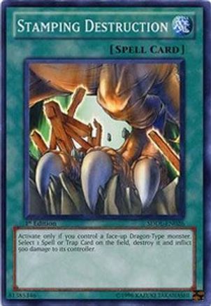 Stamping Destruction (SDDL-EN026) - Structure Deck: Dragunity Legion 1st Edition