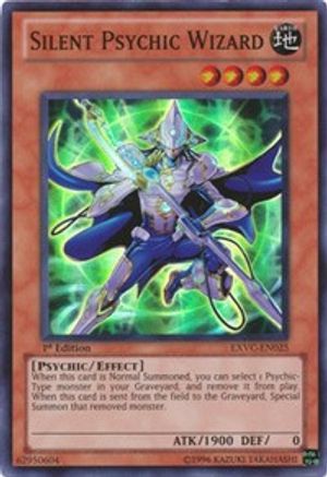 Silent Psychic Wizard (EXVC-EN025) - Extreme Victory 1st Edition