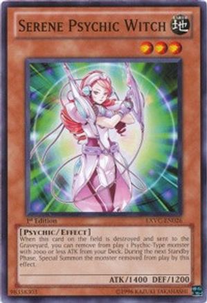 Serene Psychic Witch (EXVC-EN026) - Extreme Victory 1st Edition