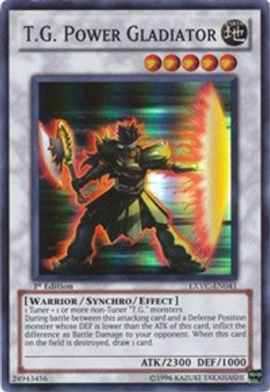 T.G. Power Gladiator (EXVC-EN041) - Extreme Victory 1st Edition