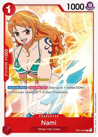 Nami (ST01-007) - Super Pre-Release Starter Deck 1: Straw Hat Crew