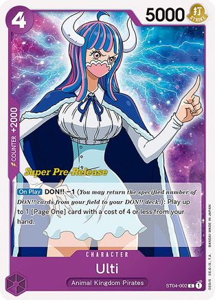 Ulti (ST04-002) - Super Pre-Release Starter Deck 4: Animal Kingdom Pirates