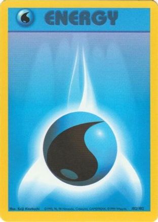 Water Energy 102/102 - Base Set