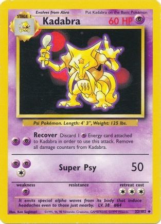 Kadabra 32/102 - Base