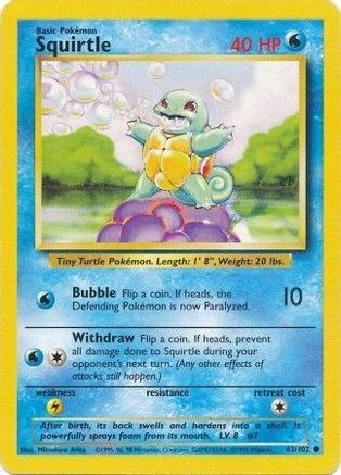 Squirtle 63/102 - Base