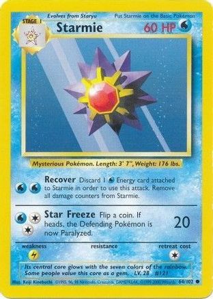 Starmie 64/102 - Base