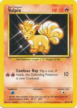 Vulpix 68/102 - Base Set