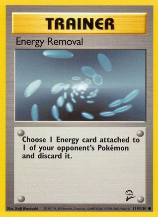 Energy Removal 119/130 - Base Set 2