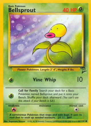 Bellsprout 66/130 - Base Set 2