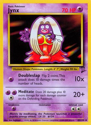 Jynx 45/130 - Base Set 2