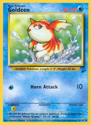 Goldeen 76/130 - Base Set 2